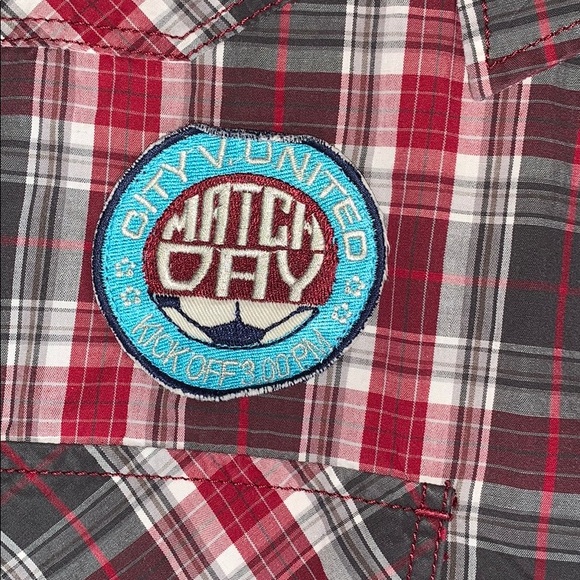 American Rag Mens Button Down Plaid Long Sleeve Shirt Size Medium - Picture 3 of 8